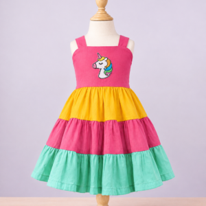 Unicorn Embroidery Dress