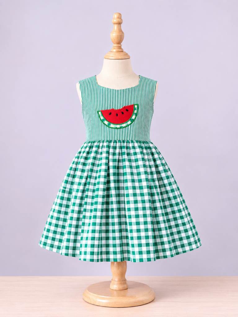 Watermelon Appliqué Frock